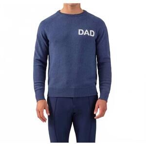 NEW RON DORFF merinos wool sweater in skyfall